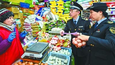 全面檢查轄區農貿市場 保障食品經營安全